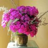 Pink Phlox Vase paint by numbers