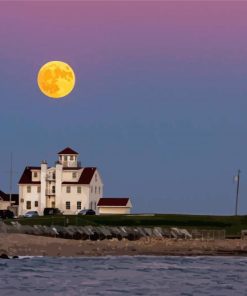 Point Judith Lighthouse Narragansett paint by numbers