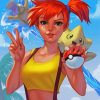 Pokemon Misty Art paint by number