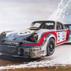 Porsche Martini Racing Car paint by numbers