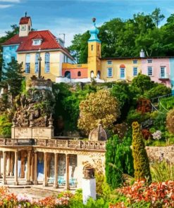 Portmeirion Village paint by numbers