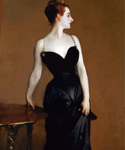 Portrait Of Madame X By John Singer Sargent paint by number