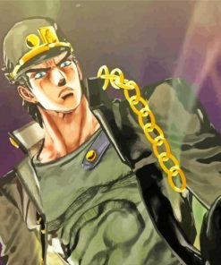 Powerfull Jotaro Kujo paint by numbers