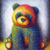 Puppet Bear Art paint by numbers