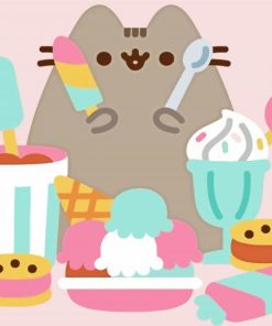 Pusheen Cat paint by number