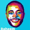 Raheem Sterling Pop Art paint by number