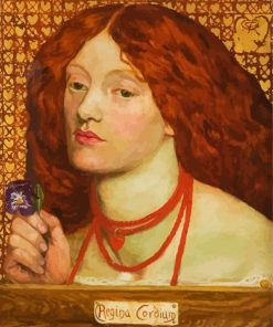 Regina Cordium Rossetti paint by number