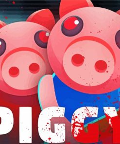 Roblox Piggy paint by number