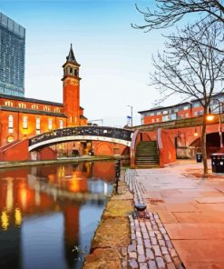 Rochdale Canal Manchester paint by numbers