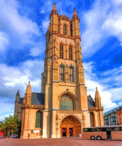 Saint Bavo S Cathedral Ghent paint by number