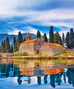Saint George Island Montenegro paint by numbers