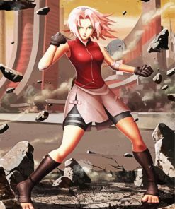 Sakura Haruno Naruto Anime paint by number