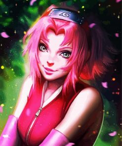 Sakura Haruno Naruto paint by number