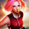 Sakura Haruno paint by number