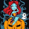 Sally In Halloween paint by number