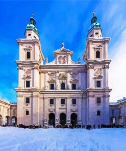 Salzburg Cathedral Salzburg paint by number