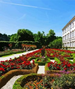 Salzburg Mirabell Palace paint by number