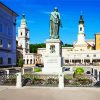 Salzburg Mozart Monument paint by number