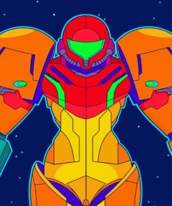 Samus Poster paint by number