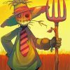 Scarecrow Illustration paint by number