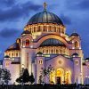 Serbia Temple Of Saint Sava paint by number