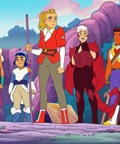 She Ra And The Princesses Of Power Animation paint by number