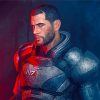 Shepard Mass Effect paint by number