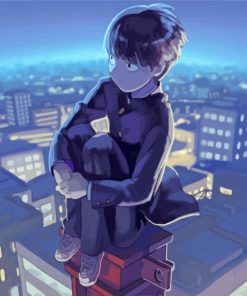 Shigeo Kageyama Anime Boy paint by numbers