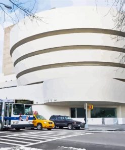 Solomon R Guggenheim Museum Manhattan paint by numbers