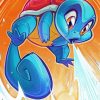 Squirtle Pokemon paint by number