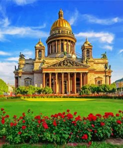 St Isaac S Cathedral Russia paint by number