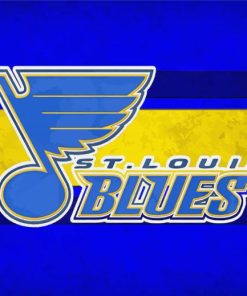 St Louis Blues Hockey Club Logo paint by numbers