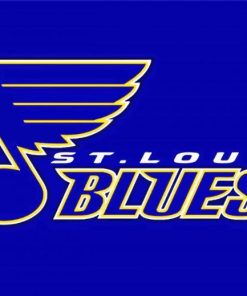 St Louis Blues Logo paint by numbers