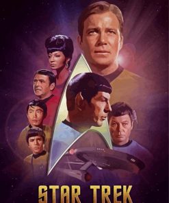 Star Trek Serie Poster paint by number