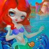 Strangeling Mermaid paint by number