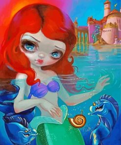 Strangeling Mermaid paint by number