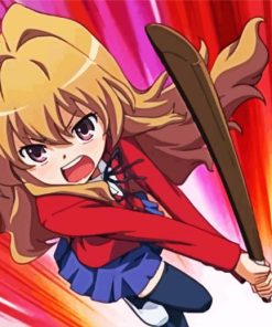 Taiga Aisaka Toradora Anime paint by number