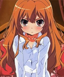 Taiga Aisaka Toradora paint by number