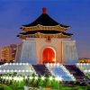 Taiwan National Chiang Kai shek Memorial Hall paint by numbers