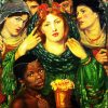 The Beloved By Rossetti paint by number