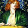 The Blue Bower By Rossetti paint by number