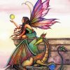 The Fairy And Dragon paint by numbers