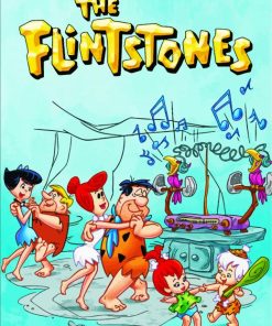 The Flintstones Animated Sitcom paint by numbers