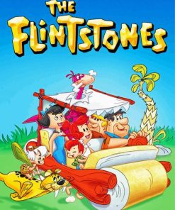 TThe Flintstones Animation paint by numbers