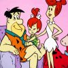 The Flintstones paint by numbers