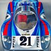 The Martini Racing Car paint by numbers