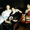 The Misses Vickers By Sargent paint by number