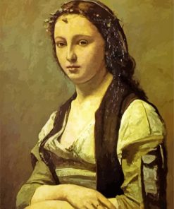 The Woman With A Pearl Corot paint by numbers