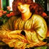 The Women S Window By Rossetti paint by number