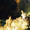 The Wyndham Sisters By Sargent paint by number